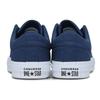 Converse Кеды One Star Низкие Темно-синие Белые Унисекс Синие 163368C