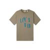 Levis FW21 Letter Print Crew Neck T-Shirt Men Tops Green A0192-0003
