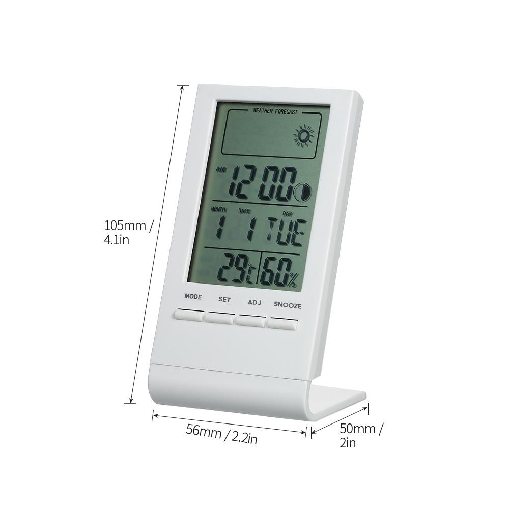 Mini Digital Thermometer Indoor Hygrometer Room celsius Fahrenheit Temperature Humidity Monitor Meter Gauge Alarm