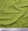 Green Japan Crepe Satin Fabric Artistic Geometric Printed Craft Fabric by the Metre 42 Inch