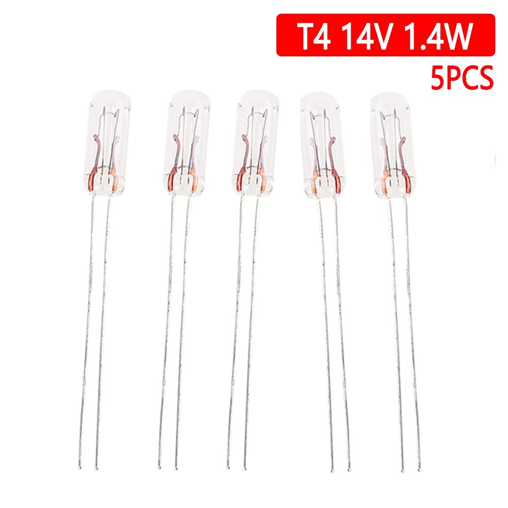 10/5 шт. T3 T4 T5 14 В автомобильная аудиосистема Индикаторная лампа приборная панель приборные лампы желтые лампы автомобильные аудиолампы автомобильные световые аксессуары