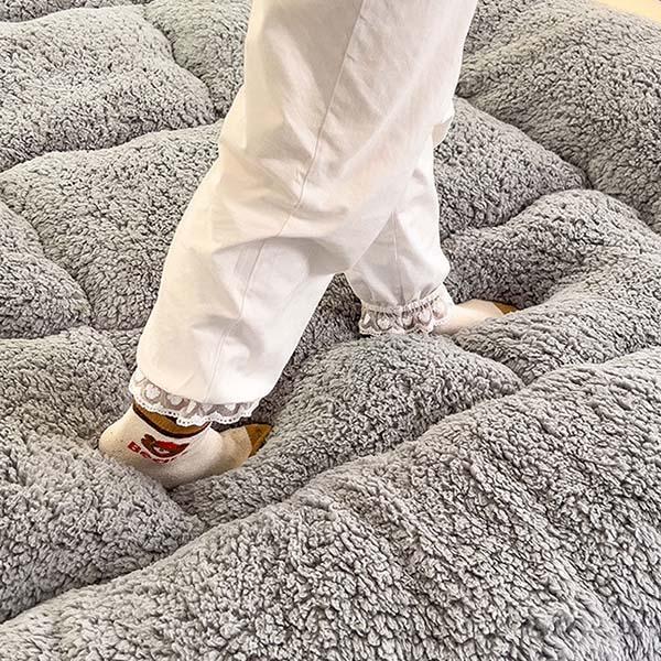 WTEMPO Клетчатый узор Высококачественный двусторонний матрас для четырех сезонов Складной толстый мягкий матрас Матрас для отеля, школы, общежития