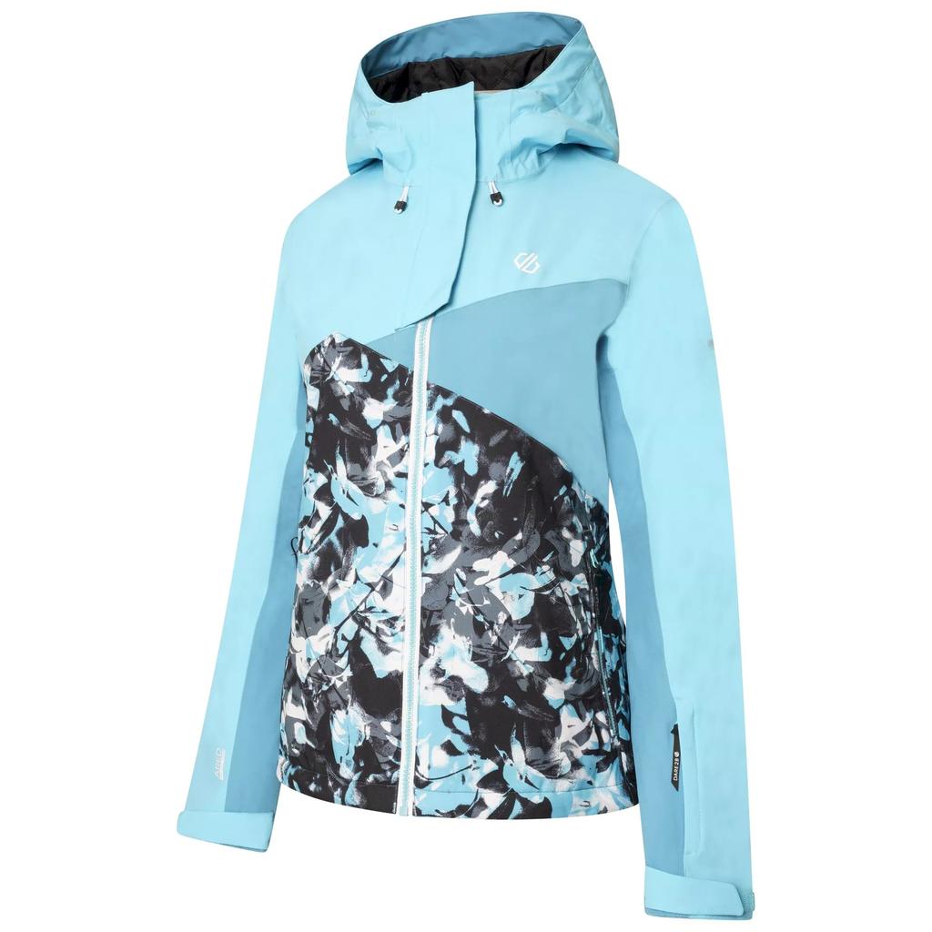 Womens/Ladies Determined Printed Insulated Waterproof Ski Jacket
