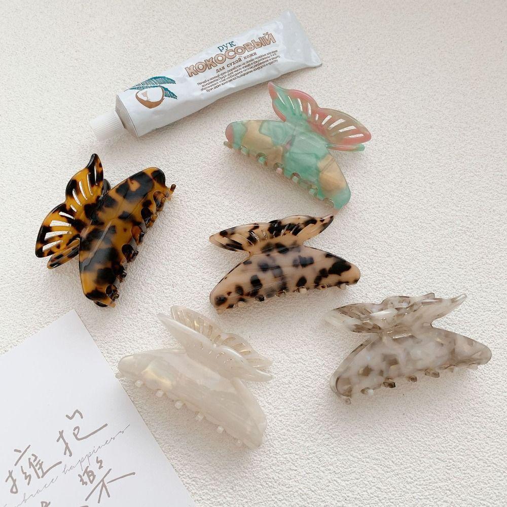 Заколка для волос Уксусная кислота Акула Заколка Цветная Задняя Голова Захват Для Волос Бабочка Коготь Для Волос Девочки