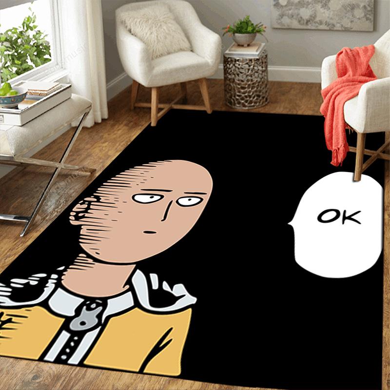 Коврик для пола One-Punch Man для гостиной или спальни, мягкий и удобный ковер, подарок на день рождения и праздник.NFF0928608