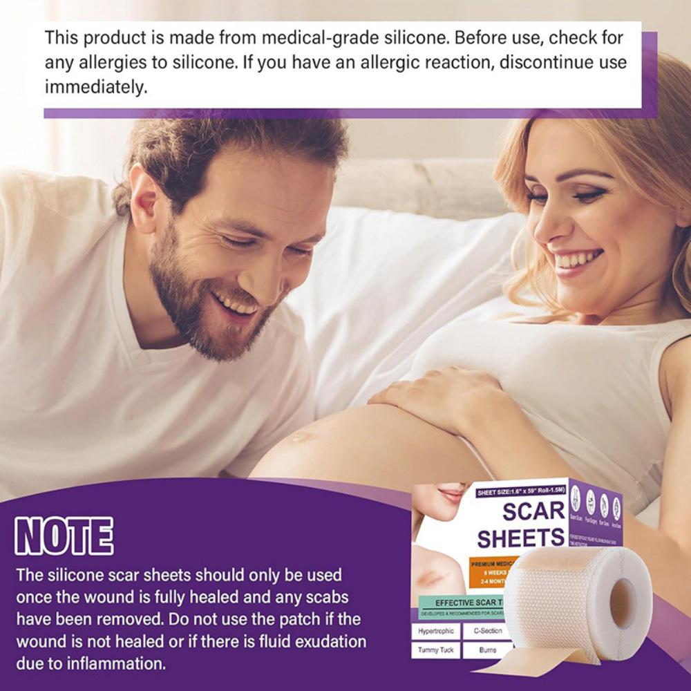 Силиконовая пластина от шрамов, сертифицированная FDA, для улучшенного прилегания и ухода за гипертрофическими рубцами