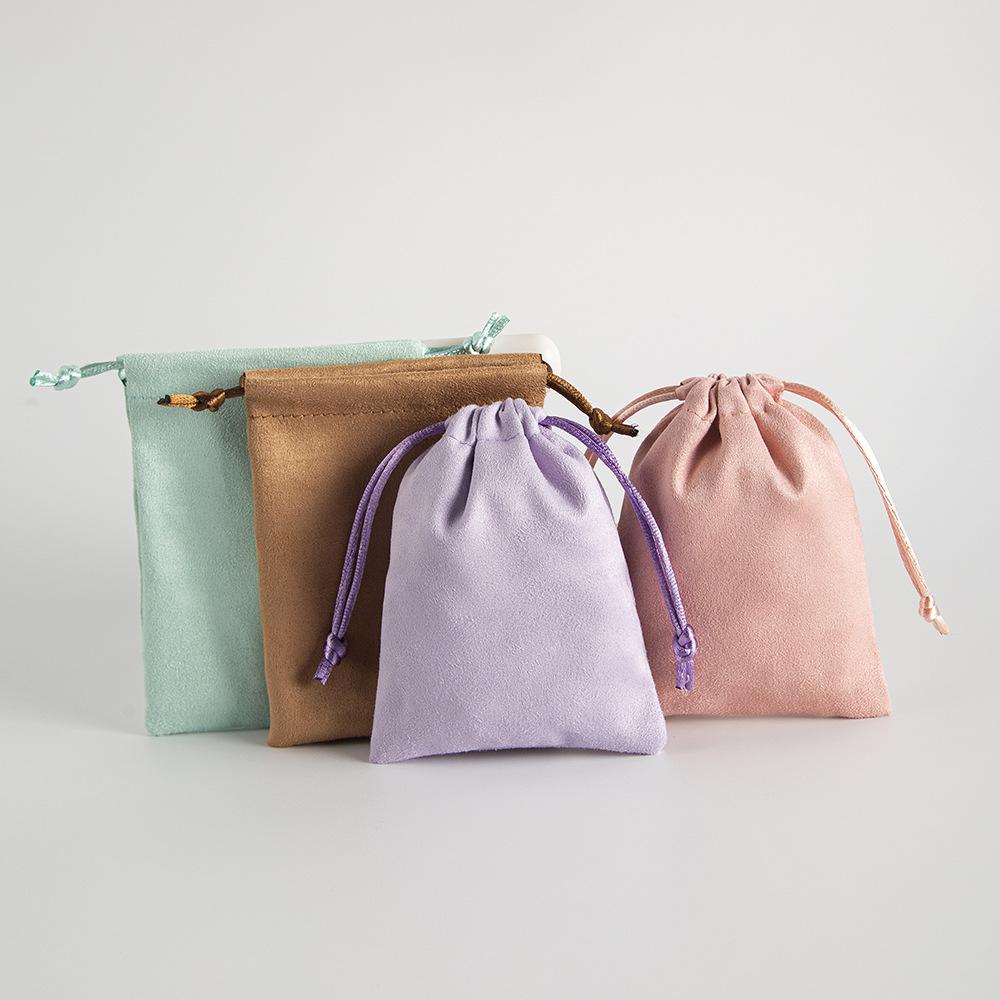 10 шт. бархатных фланелевых мешочков на шнурке, маленькие подарочные сумки для ювелирных изделий 5x7 см, 7x9 см, 8x10 см, рождественские свадебные сувениры для гостей, мешочки для конфет