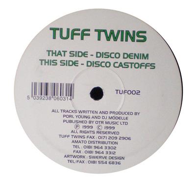 12-дюймовая пластинка TUFF TWINS - Disco Denim TUF002 Tuff Twins Reco 1999 UK Dance & Electronica Б/У