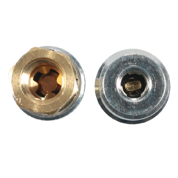 Металлический адаптер для накачки шин с фиксатором, насадка для компрессора