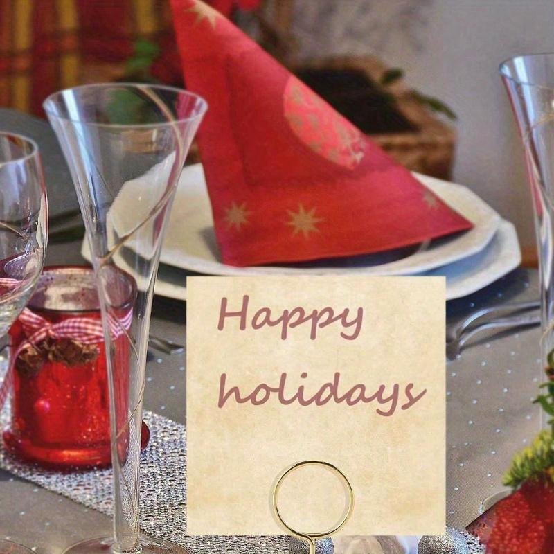 Держатель для настольной таблички, Премиум мини держатель для номеров столов, держатель для карточек, проволочный держатель для фотографий, украшение, свадебный банкет, вечеринка, день рождения