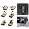 90 Degree Angle DP Male to Female Converter 8K 60Hz Vertical DP Converter  PC Laptops
