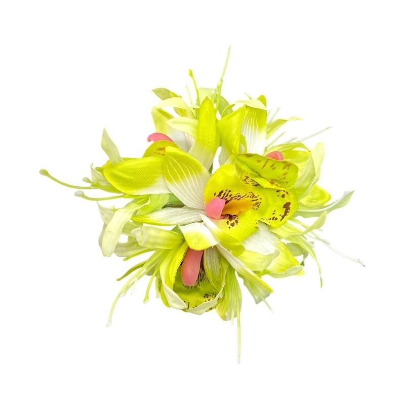 Tropical Flower Hair Clip Floral Hairpin Barrette Hair Decoration Hair Accesories For Bridal And Everyday Hairstyles