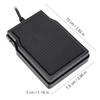 Electronic Keyboard Sustain Pedal Damper for Digital Piano Instrument Accessory Black