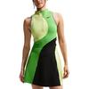 Court Slam Цветные блоки Воротник-стойка Быстросохнущее Дышащее платье без рукавов для тенниса и спорта Женское платье II3137-736