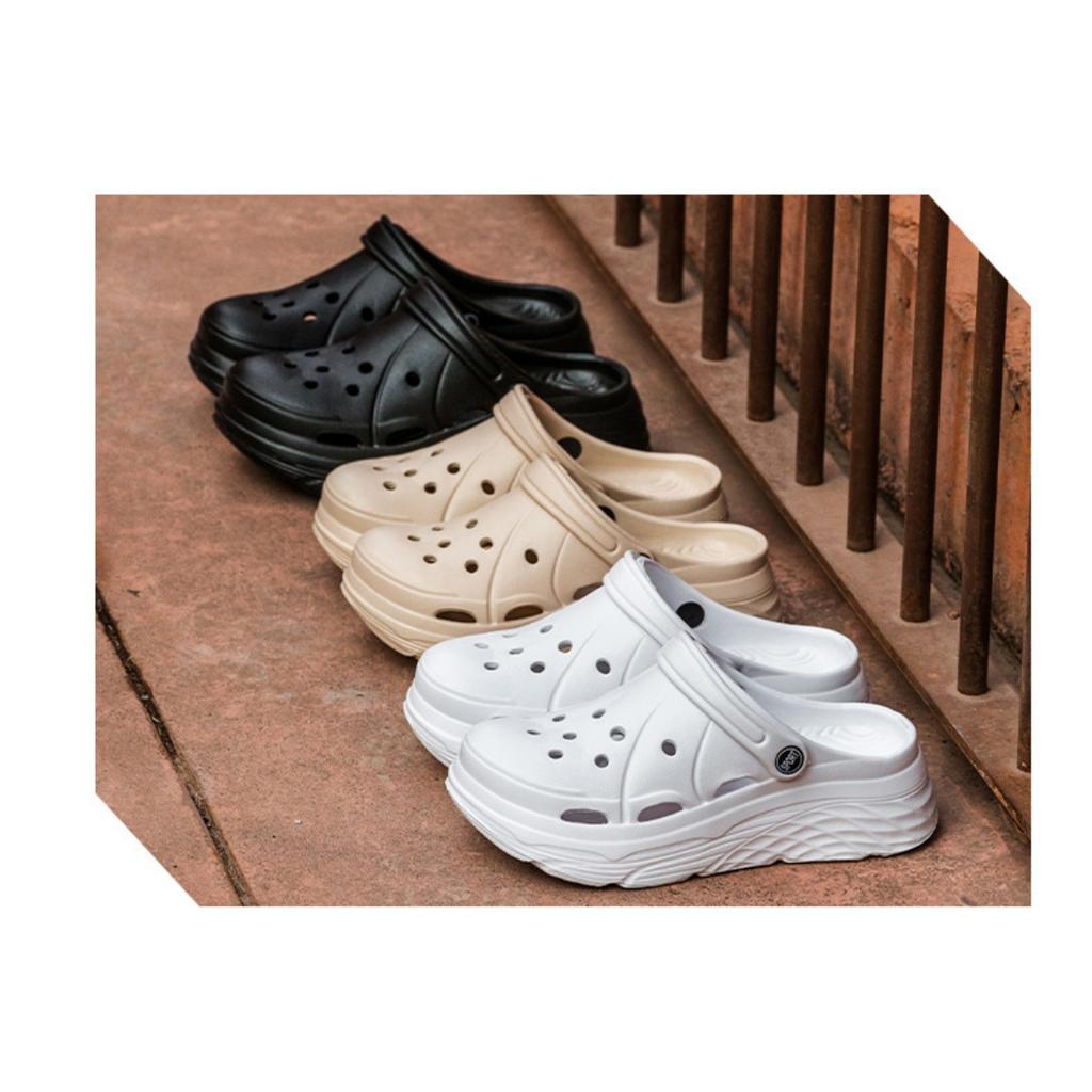 Women's Summer Slippers, Indoor Bathroom, Wear-resistant Couple, Outdoor, Perforated Shoes, Beach Shoes