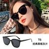 New sunglasses women's three-point plastic black sunglasses Internet celebrities European and American trend sunglasses