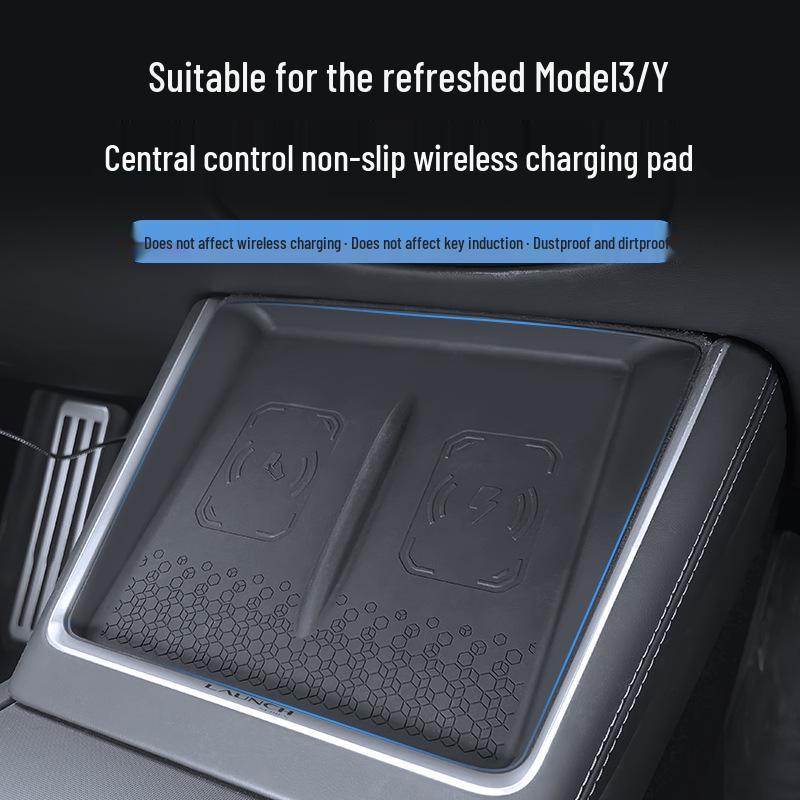 Tesla Model Y Juniper Wireless Charging Anti-Slip Silicone Mat