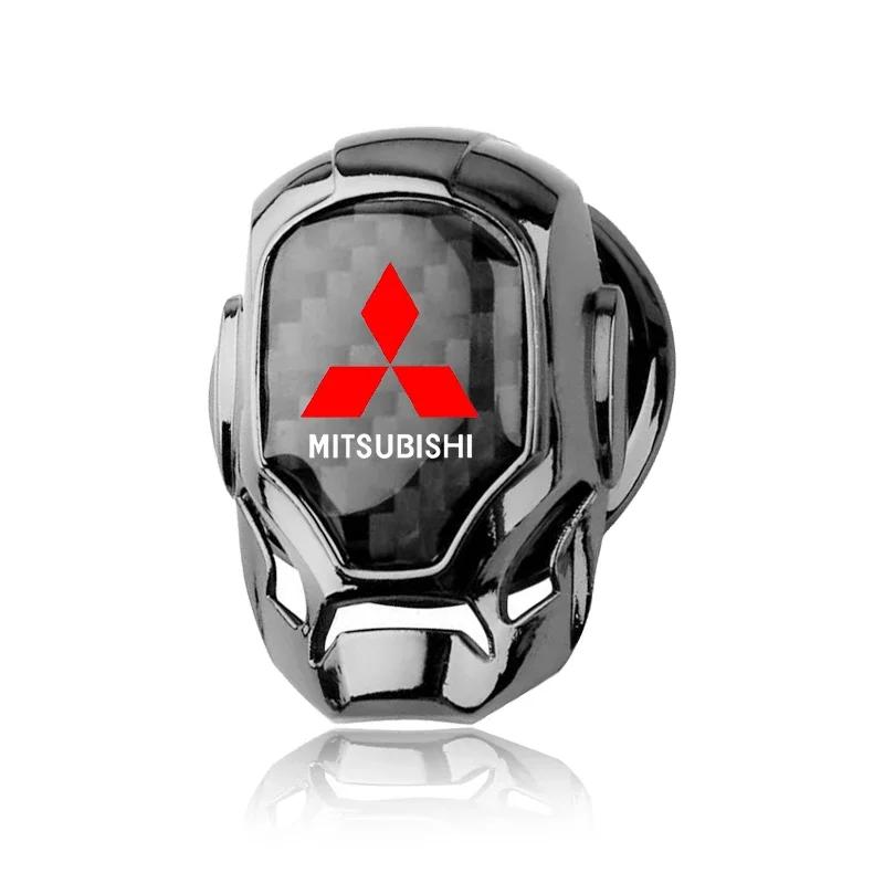 1Pc Car One-Click Start Buttons Protective Cover Decoration For Mitsubishi Pajero Outlander XL Montero Lancer Triton l200 Galant