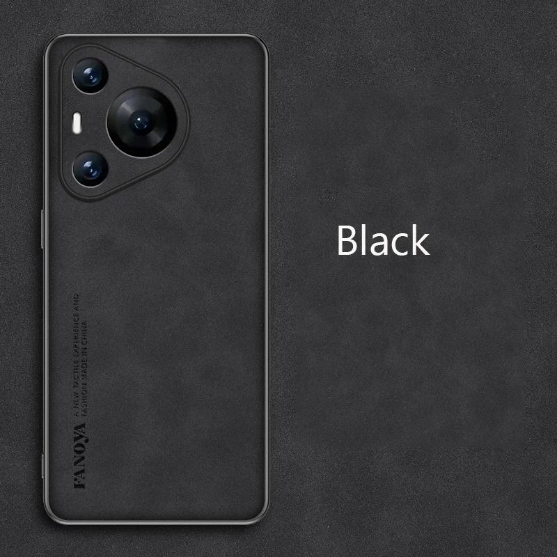 Роскошный задний чехол-бампер из овчины и силикона для Huawei Pura 80 70 Pro+ P60Pro Для Huawei Pura 70 Ultra