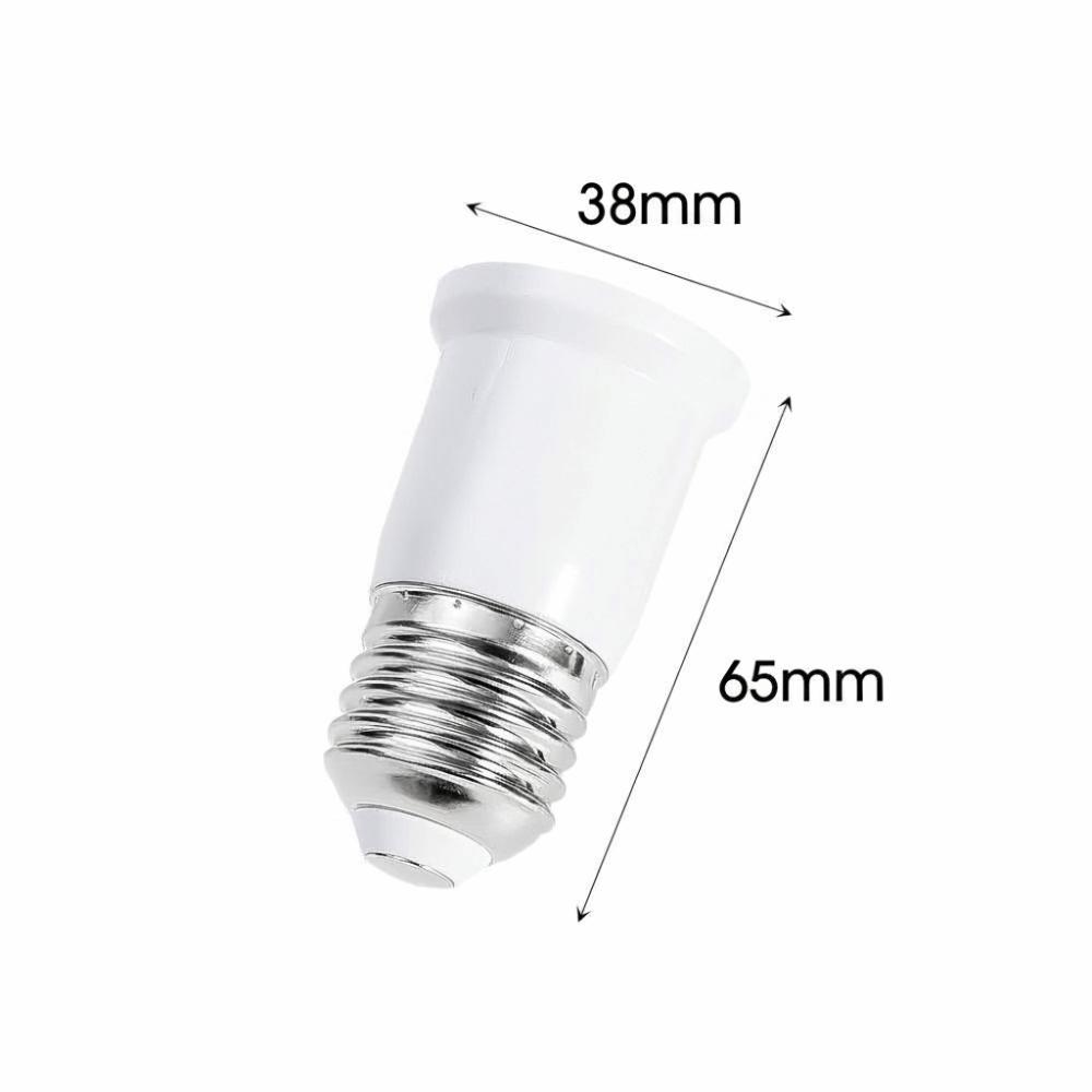 65mm/95mm/120mm Lamp Holder Base White Converter Holder Bayonet Edison Screw Lamp