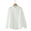 French fungus lace long-sleeved shirt women's 1116 new white design gentle splicing shirt autumn top