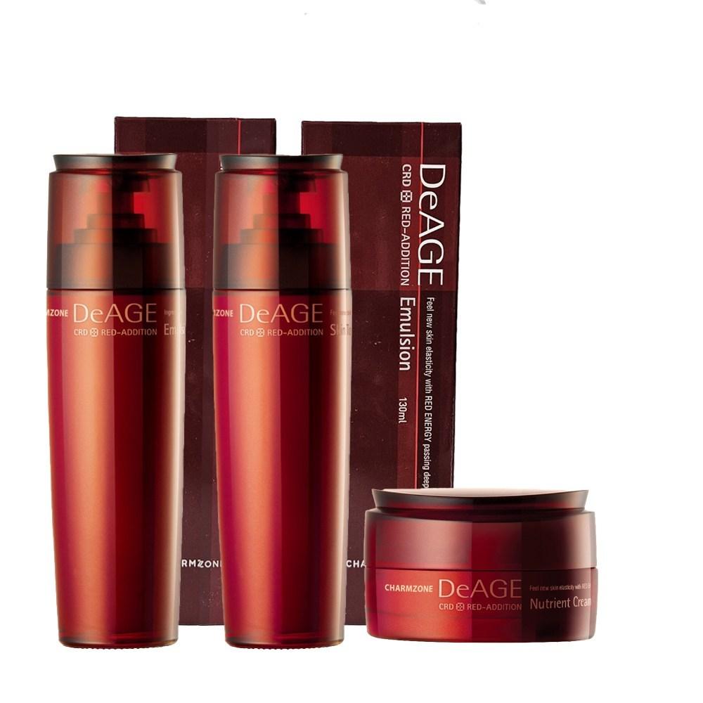 CHARMZONE DeAge Red-Addition (Skin + Lotion + Cream) 3 Types of Individual Items