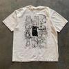 Cats 90s Vintage Tattoo Style Tshirt, Retro Comfort Colors Kitten Shirt, Cat Lovers Gift