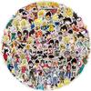 Водонепроницаемые наклейки-граффити Dragon Ball & One Piece - Набор 50/100 шт. для украшения телефона, холодильника, багажа, блокнота и дневника
