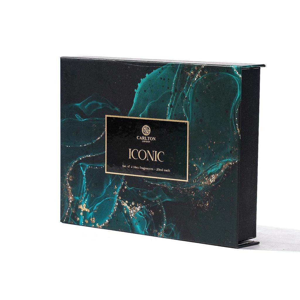 Carlton London Luxury Perfume Iconic Gift Set for Men Eau De Parfum 4X20 ML | Long Lasting Premium Fragrances