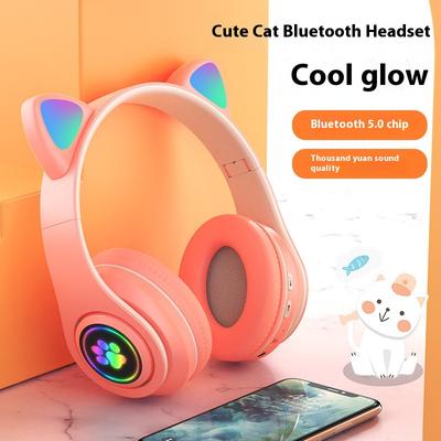 Bluetooth-гарнитура Cat Claw, новая светящаяся беспроводная гарнитура Cat Ear