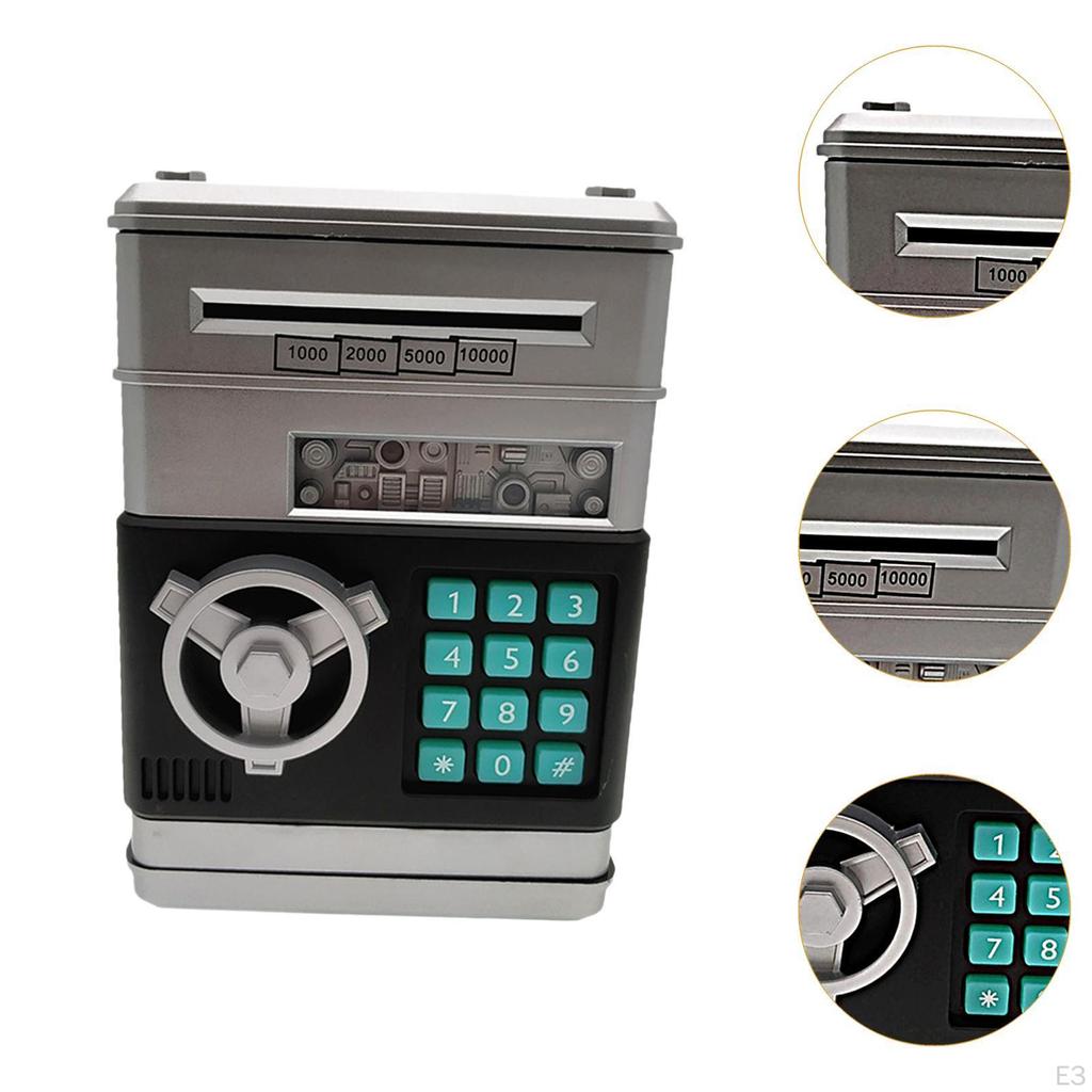 Банкомат Копилка Развивающая Игрушка Раннее Обучение Автоматический Денежный Прокрутка Электронный для Возрастов
