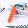 1pc Durable Pet Chew Toy For Dogs - Carrot Design Rope Knot Toy For Grinding Teeth And Interactive Play