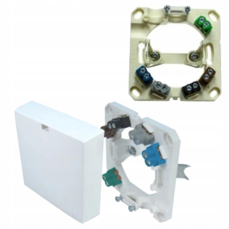 Puszka do podłączeń AGD biały p/t 5x(2x2,5mm2) 400V IP44 3040115