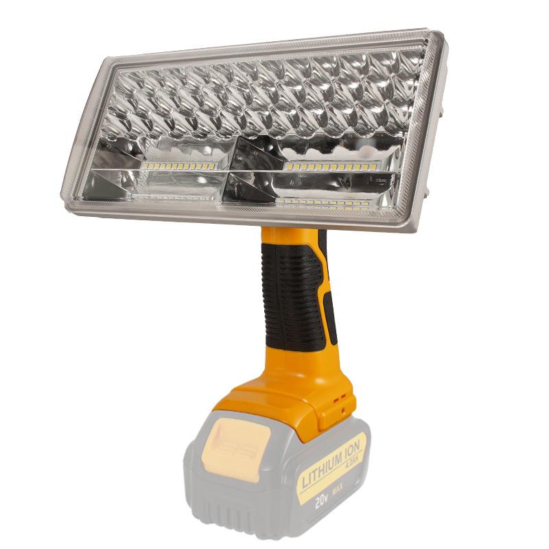 9-дюймовый 40 Вт светодиодный фонарь для Dewalt DCB201 DCB200 18 В литий-ионный аккумулятор уличный светодиодный рабочий фонарь-прожектор с USB