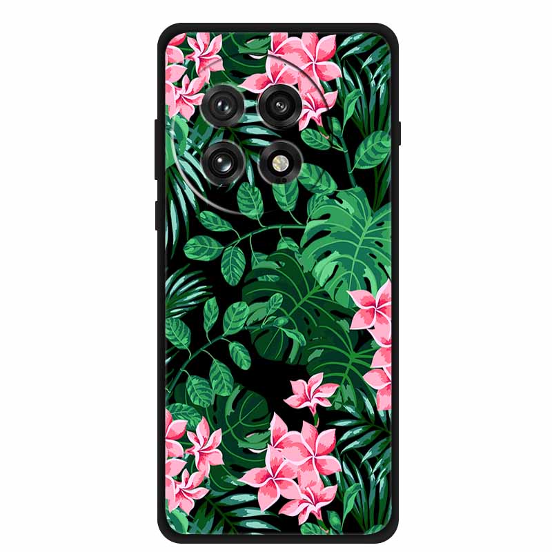 Черный силиконовый чехол для OnePlus 13 5G Чехол Мультяшный кот Мягкая задняя крышка для OnePlus Ace5 5G Ace 5 Pro 13R Чехол для телефона Оболочка Coque