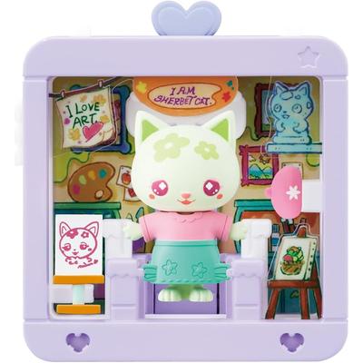 Мягкая игрушка MegaHouse Snap Friends Кот Шербет Fancy Atelier