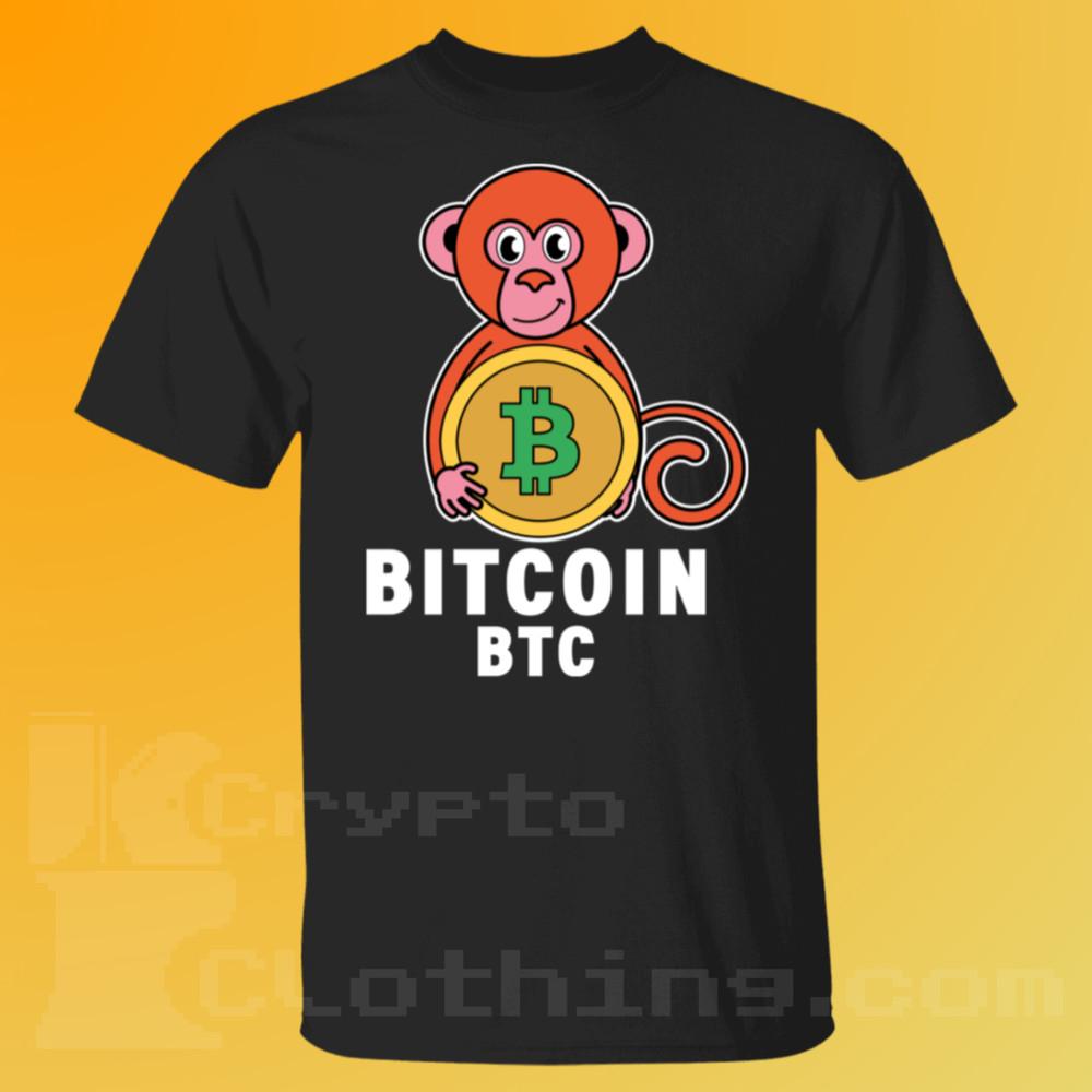 Bitcoin BTC Криптовалюта Altcoin HODL Черная футболка UPC76 Унисекс футболка