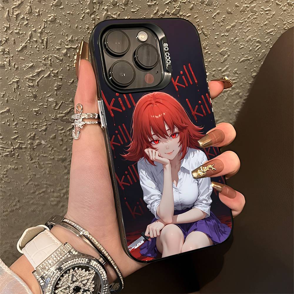 S-Saiko no S-Sutoka Phone Case For iPhone 15,16,12,14,13,17,11,E,Pro,Max,Plus,Air,Mini Black TPU Cover