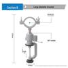 Многофункциональные вращающиеся тиски из алюминиевого сплава и держатель для электрической дрели Mini Hand Drill
