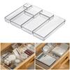 Transparent Drawer Box Cosmetic Cabinet Anti-Scratch Drawer Organizer Office Desk Storage Box Drawer Organizer Storage Box Stationery Organizer
