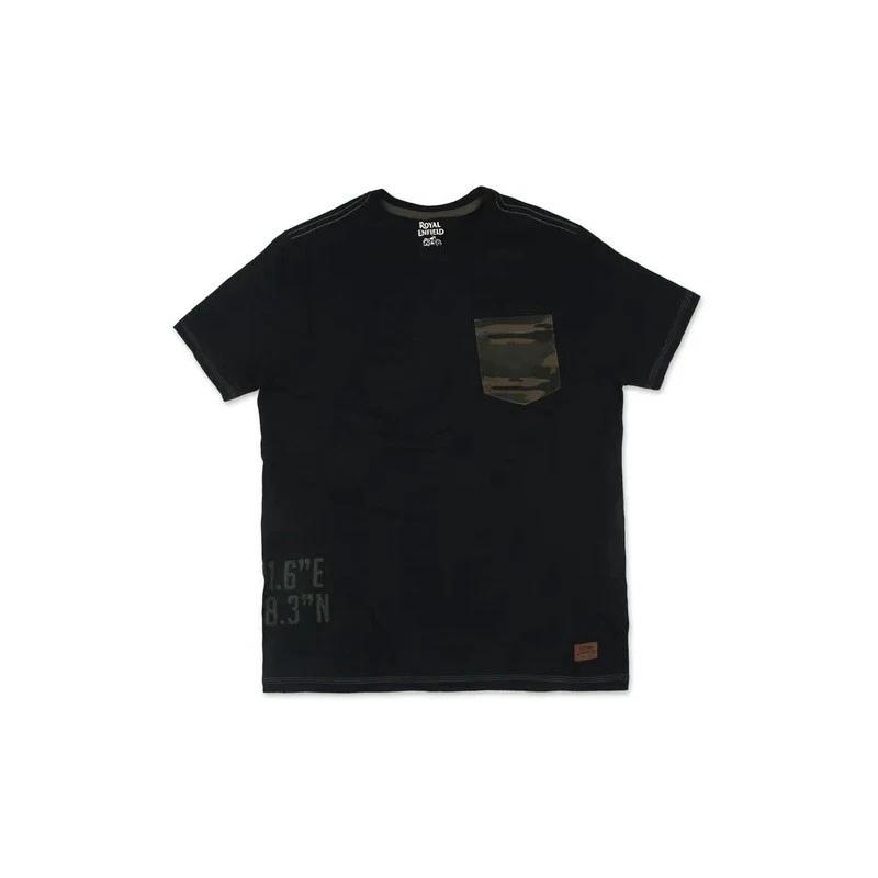 Genuine ROYAL ENFIELD CAMO MLG T-SHIRT [Black] RLATSN000356 Size Medium