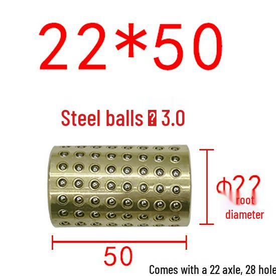 Golden Copper Ball Bearing Cage Mold Guide Bush Holder