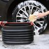 Автомобильное мусорное ведро 37 л с ручкой, складное ведро, многофункциональное ведро для хранения, портативный органайзер для багажника автомобиля для рыбалки, кемпинга