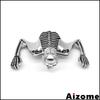 Motorcycle Headlamp Helmet Skull Decorative Helmet Figure For Harley Custom Headlight Visor Steel Skeleton Ornament Sticker