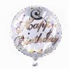 Happy Birthday Balloon Round Air Foil Balloon Kids Birthday Party Decorations Balloon Helium Baby Shower Inflatable Globos