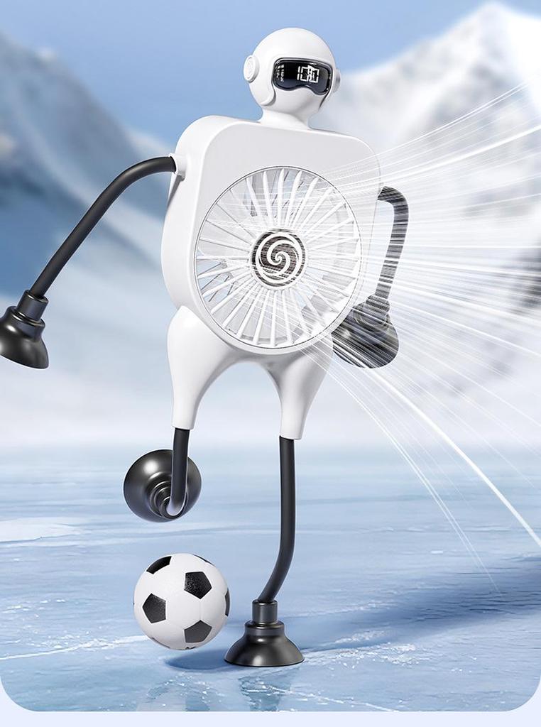 Octopus Mini Suction Cup USB Fan for Office or Dorm
