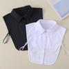 Fake Collar Shirt Retro Fake Collar Women'S Decorative Collar Shirt Fake Collar White B38 Black B44