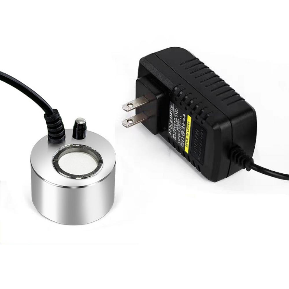 Трансформатор 24 В Ультразвуковой туманообразователь Цветной свет Распылитель Высокое качество Водяной насос для бонсай Садоводство