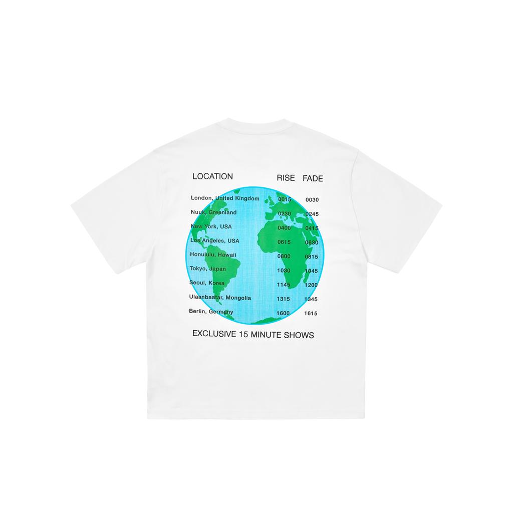 Palace World Tour T-Shirt White Unisex Tops P28TS064