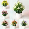 Small Chrysanthemum Home Decor Artificial Flowers Bonsai Plastic Fake Plants Artificial Faux Plants